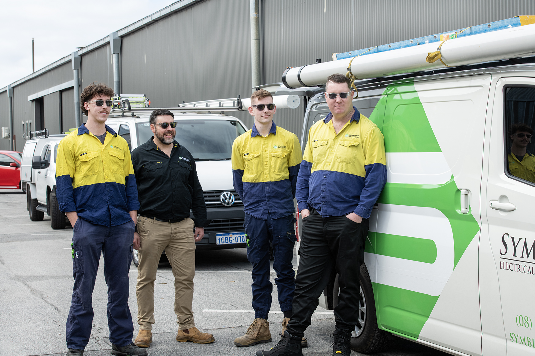 Symbient Electrical commercial electrician team Perth
